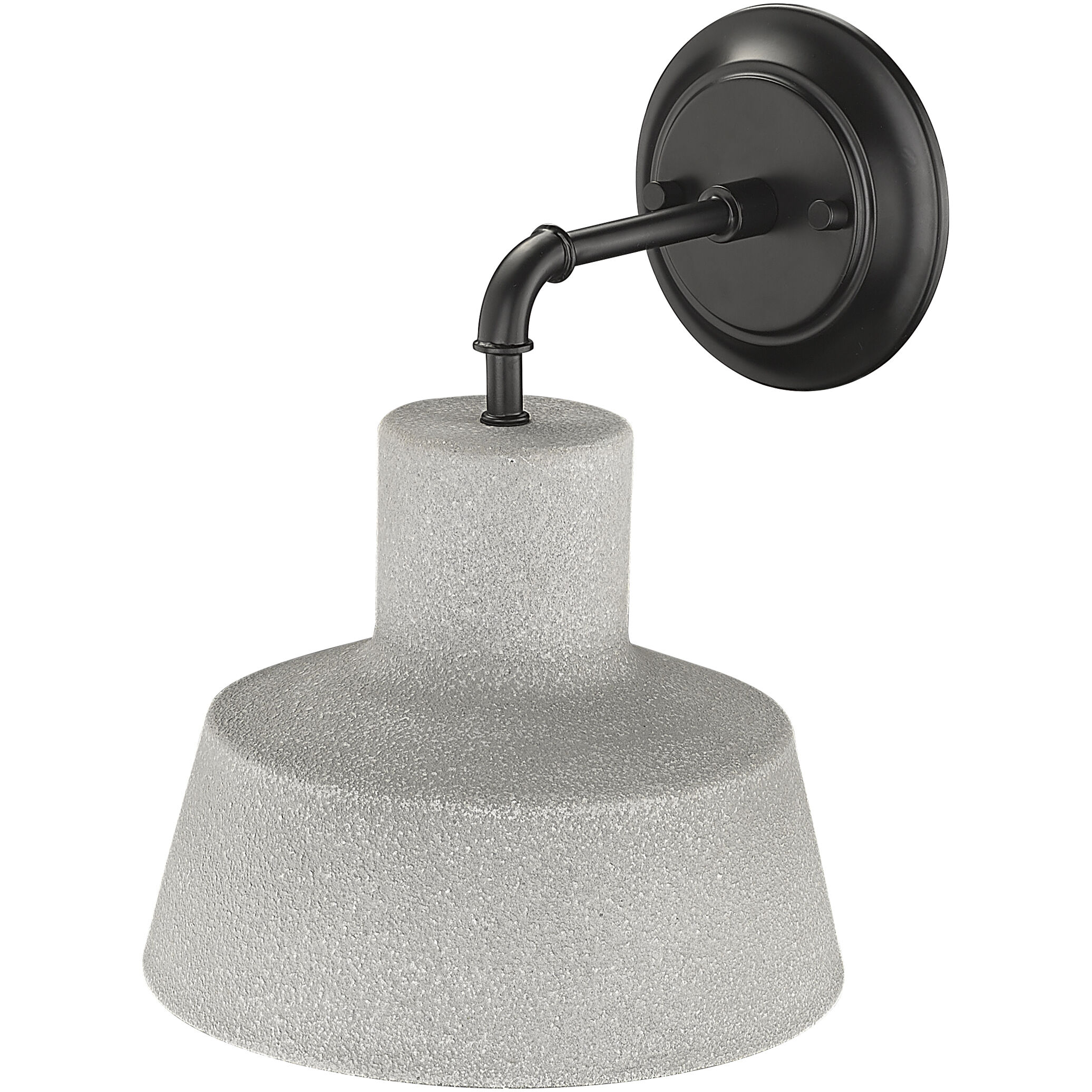 Lloyd 1 Light 11.5 inch Textured Cement Outdoor Wall Sconce